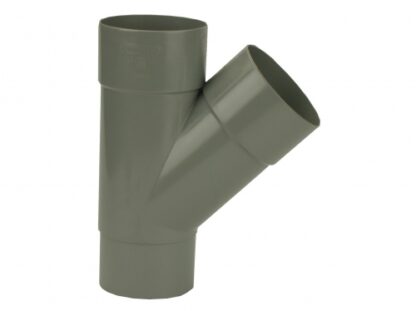 WAVIN PVC HWA T-STUK 100MM 45° VERJ. SP. GRIJS