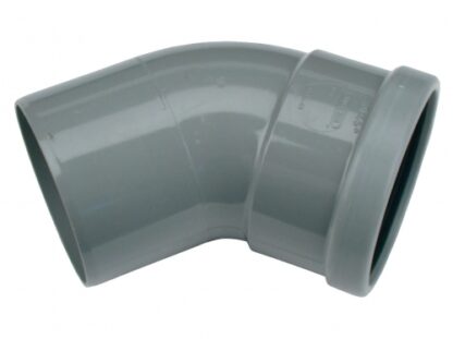WAVIN WAFIX PVC MANCHET BOCHT 125MM 45° M/S SN4