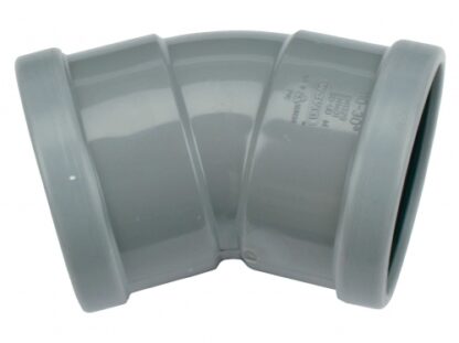 WAVIN WAFIX PVC MANCHET BOCHT 110MM 30° 2XM SN4/8