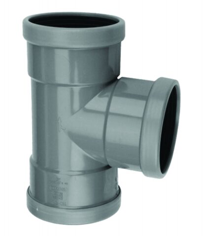WAVIN WAFIX PVC MANCHET T-STUK 110MM 88° 3XM SN4/8